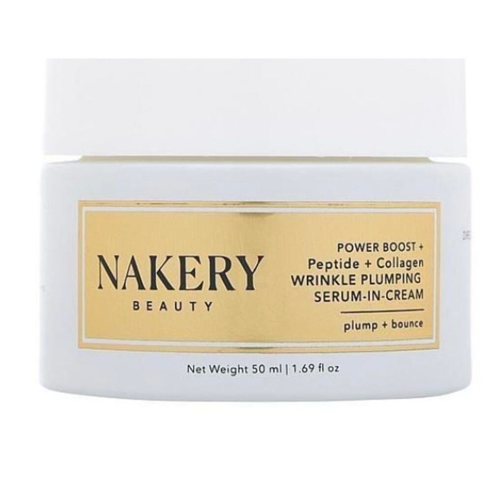 Nakery Beauty Powerboost + Peptide +Collagen Wrinkle Plumping Serum in Cream-NEW